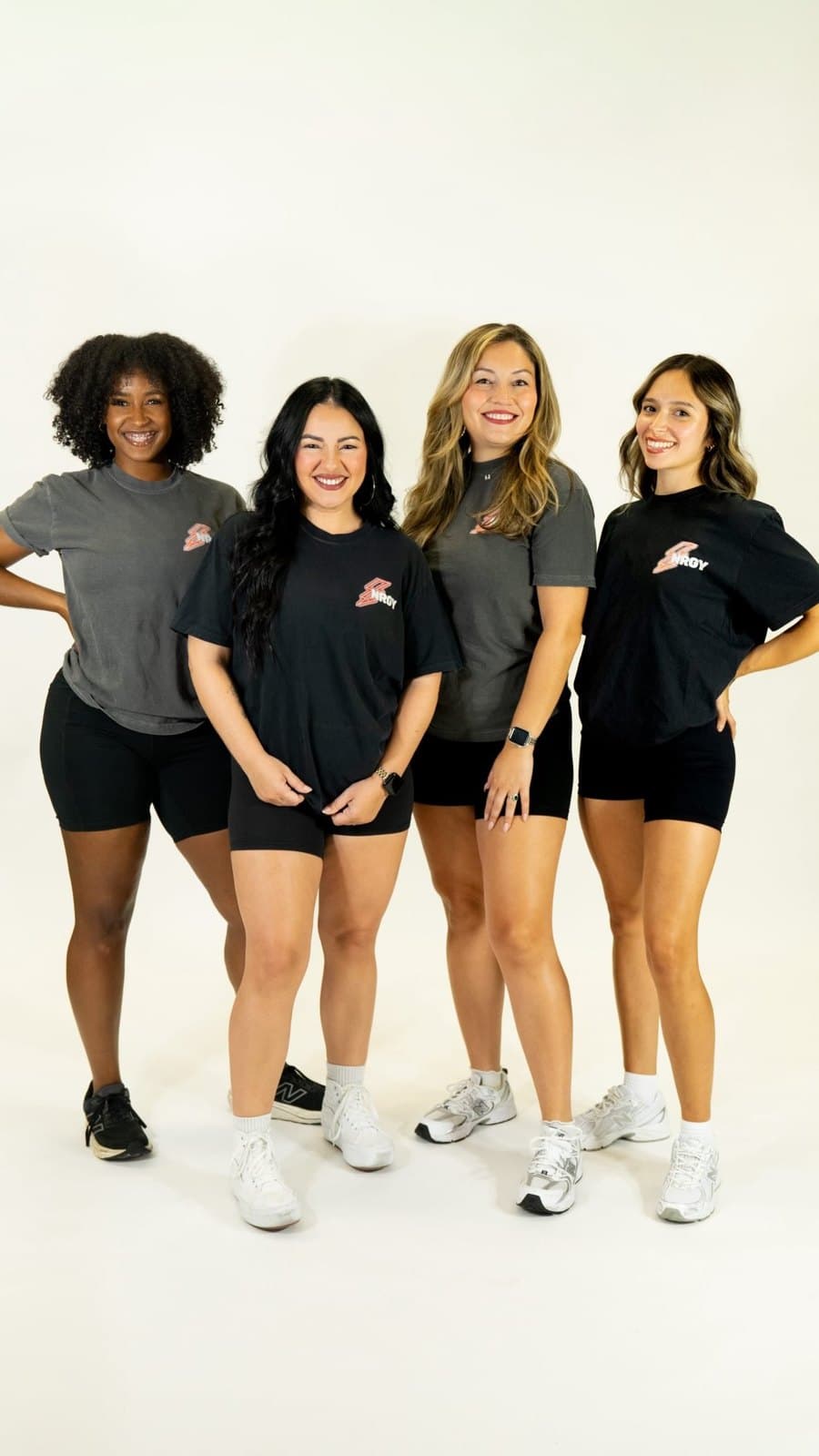 The coaches lined up together at the photoshoot